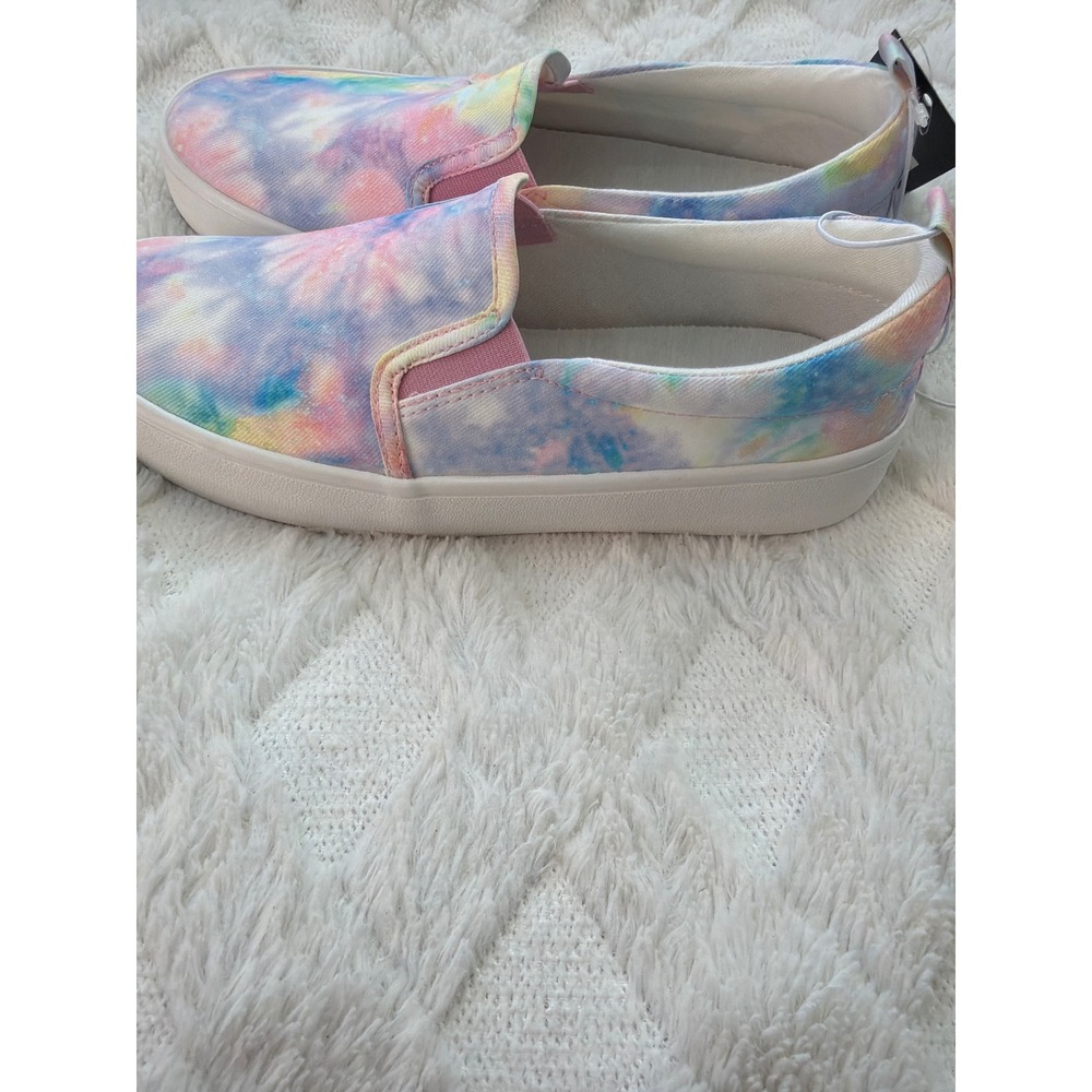Art Class Girls Tie Dye Slip On Sneakers Multi Color Youth Size 4 NWT - Picture 4 of 6